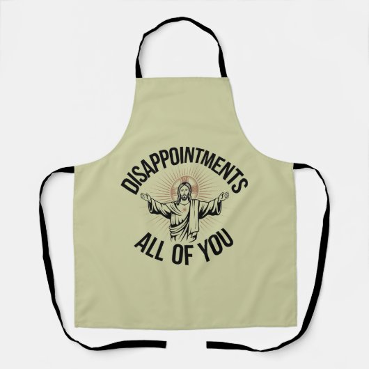 皮肉を言わない全てのクリスチャン エプロン (正面)