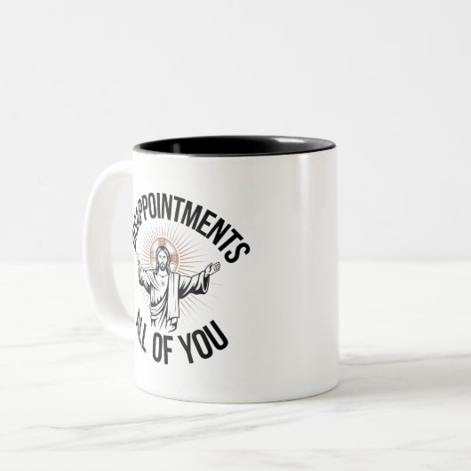 皮肉を言わない全てのクリスチャン ツートーンマグカップ (正面左)