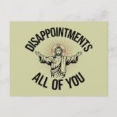 皮肉を言わない全てのクリスチャン ポストカード (正面)