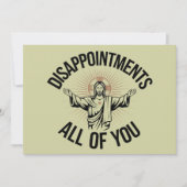 皮肉を言わない全てのクリスチャン 招待状 (正面)