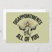 皮肉を言わない全てのクリスチャン 招待状 (正面/裏面)