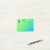 皮肉アンチストレス引用文 ポストイット (デスク上)