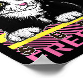 皮肉クールな猫のミーム引用文漫画 ポスター (角)