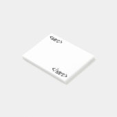 皮肉コーおもしろいドラベル ポストイット (アングル)