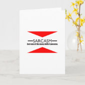 皮肉スキル カード (黄色い花)