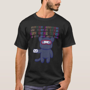 皮肉ストップなさやが行われる郵便局員 Tシャツ