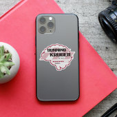 皮肉ダンニングクルーガー効果脳イラストレーション シール