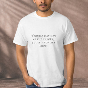 皮肉テキーラ引用文 Tシャツ