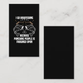 皮肉ボウフィッシング引用文ボウフィッシュ狩り 名刺 (正面/裏面)