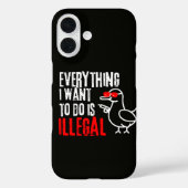 皮肉ミーム動物 Case-Mate iPhoneケース (裏面)