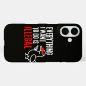 皮肉ミーム動物 Case-Mate iPhoneケース (裏面 (横))