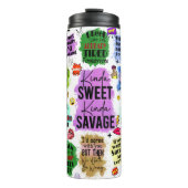 皮肉モダンおもしろいな タンブラー (正面)