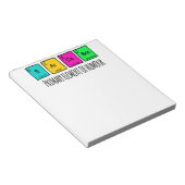 皮肉ユーモア科学の主な要素ラテMu ノートパッド (アングル)