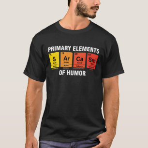 皮肉ユーモア表の周期要素 Tシャツ