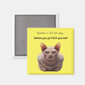 皮肉ユーモア マグネット (正面/裏面)