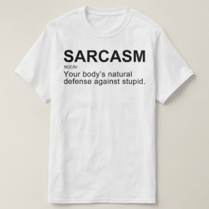 皮肉体の自然防衛皮肉 Tシャツ