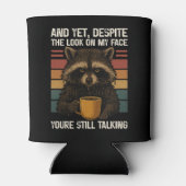 皮肉屋なのに、顔を見てもアライグマは話しかけてくる 缶クーラー (裏面)