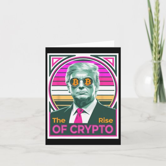 皮肉屋のトランプ ビットコイン王の仮想通貨勃興 カード (正面)