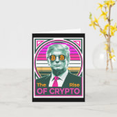 皮肉屋のトランプ ビットコイン王の仮想通貨勃興 カード (黄色い花)