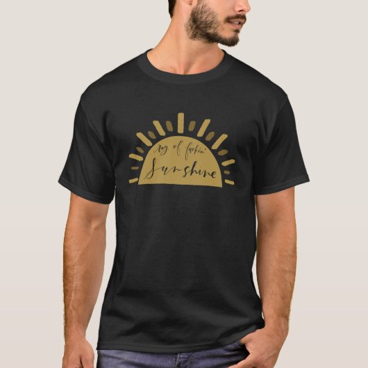 皮肉屋の太陽光線 Tシャツ (正面)