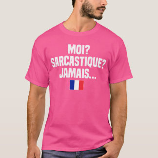 皮肉屋の私 フランス語 フランス Tシャツ