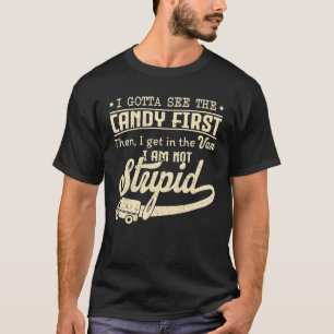 皮肉屋 まずお菓子を見せろ それからヴァンは消えろ Tシャツ