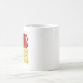 皮肉注意 ユーモア 面白い ジョーク コーヒーマグカップ (中央)