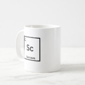 皮肉要素がおもしろい科学ユーモア コーヒーマグカップ (正面左)