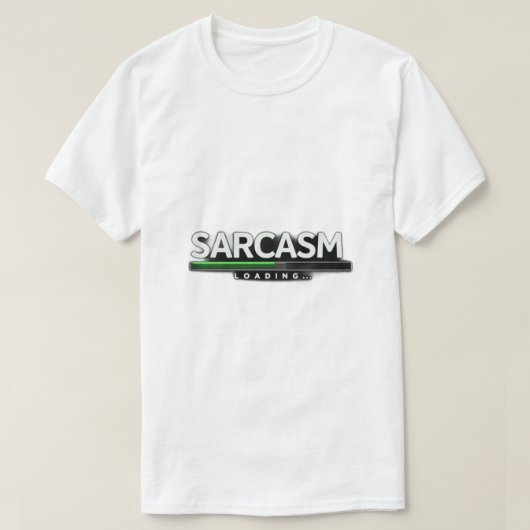 皮肉読み込み中 Tシャツ (デザイン正面)