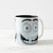 皮肉顔3D ツートーンマグカップ (正面右)