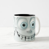 皮肉顔3D ツートーンマグカップ (正面右)