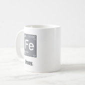 皮肉 コーヒーマグカップ (正面左)