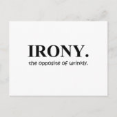 皮肉 ポストカード (正面)