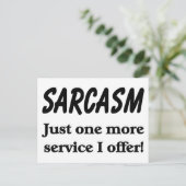 皮肉 ポストカード (スタンド正面)