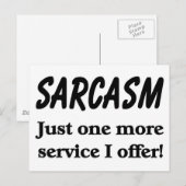 皮肉 ポストカード (正面/裏面)