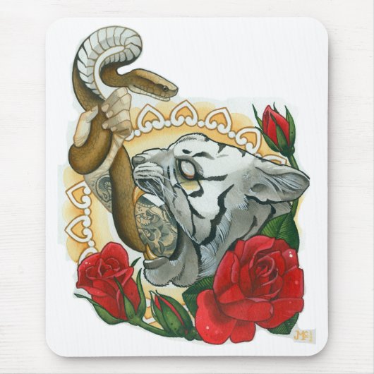 "皮肉" マウスパッド (正面)