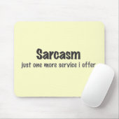 皮肉 マウスパッド (マウス)