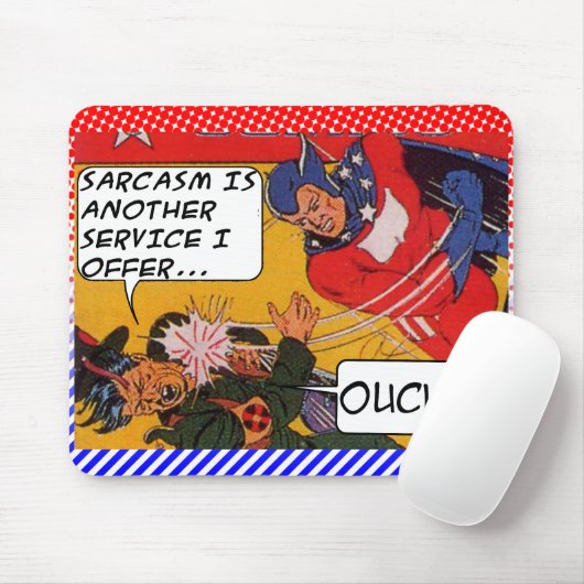 皮肉 マウスパッド (マウス)