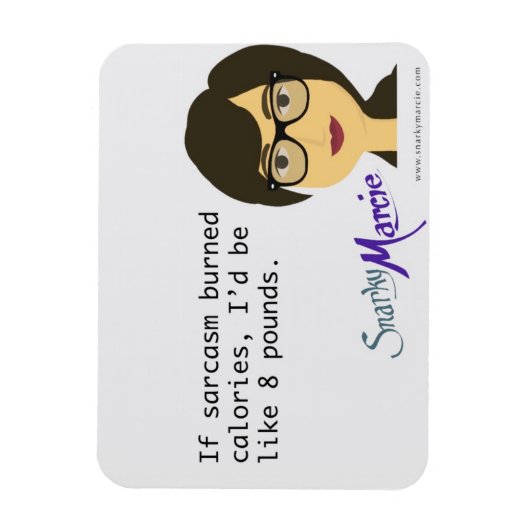 皮肉 マグネット (縦)