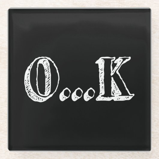 皮肉OK ガラスコースター (正面)