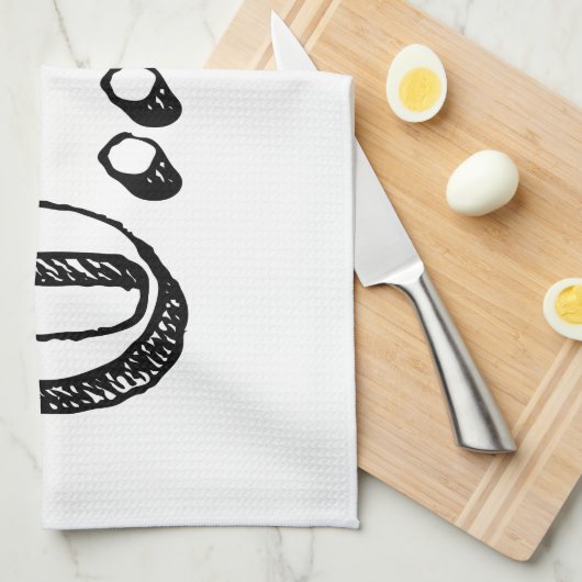 皮肉OK キッチンタオル (四つ折り)