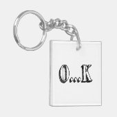 皮肉OK キーホルダー (正面左)