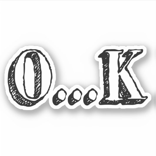 皮肉OK シール (正面)