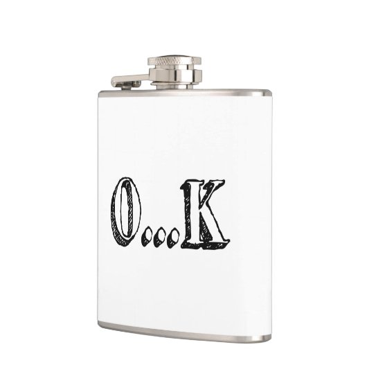 皮肉OK フラスク (左)