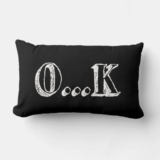 皮肉OK ランバークッション (正面)