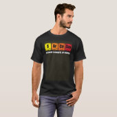 皮肉S Ar Ca Smユーモア科学の主要な要素 Tシャツ (正面フル)