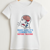 皮肉Tシャツ 発言する前に考えろ Tシャツ