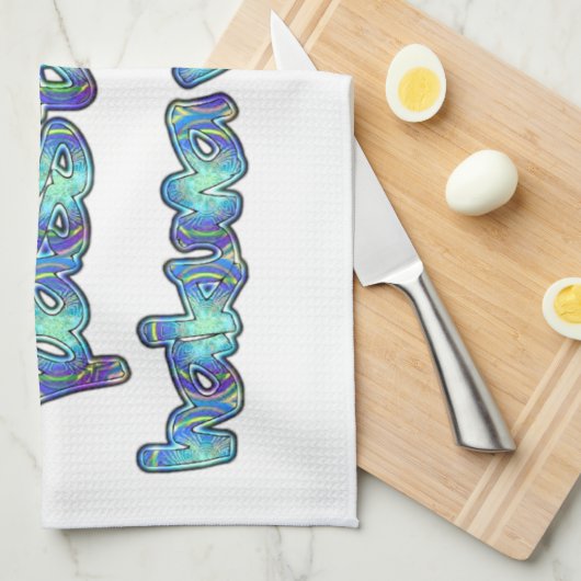 皮膚がんと戦おう、帽子をかぶろう、ハクナマタタ キッチンタオル (四つ折り)