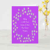 皮膚がんの手術に適したカードを手に入れる カード (黄色い花)