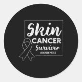 皮膚がんを克服した製品メラノーマ認識度D ラウンドシール (正面)